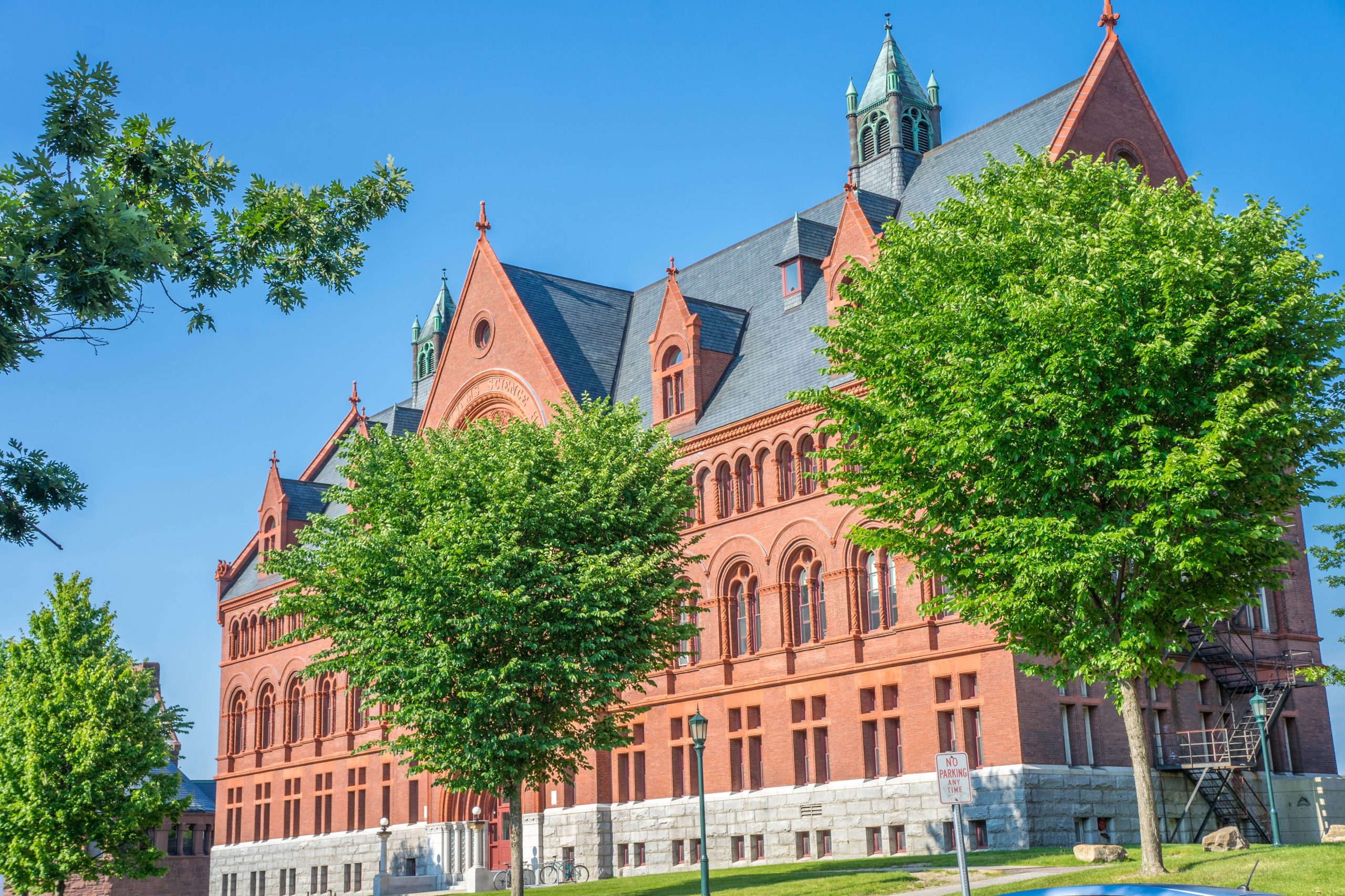 University of Vermont campus and surrounding Burlington area
